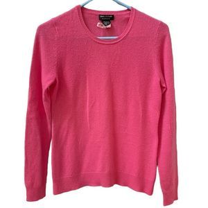 Lord & Taylor Cashmere Pink Crew Neck Sweater Women’s sz M